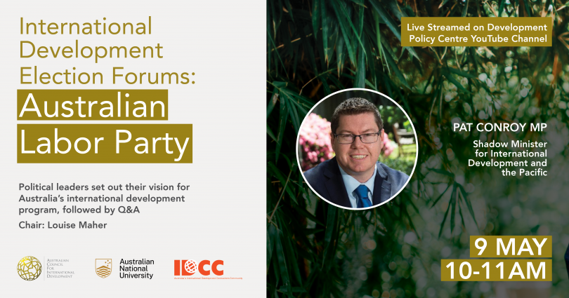 International Development Election Forums: Australian Labor Party