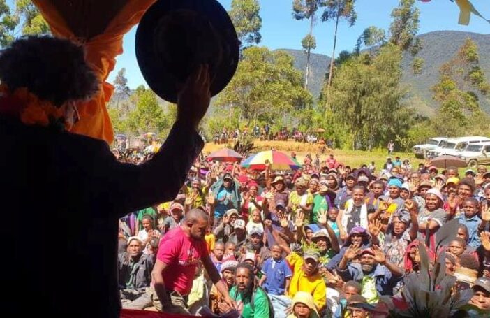 PNC campaigning ahead of the 2022 PNG elections (PNC People's National Congress-Facebook)