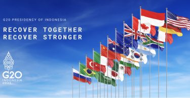 Screenshot of G20 Indonesia 2022 website