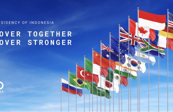 Screenshot of G20 Indonesia 2022 website