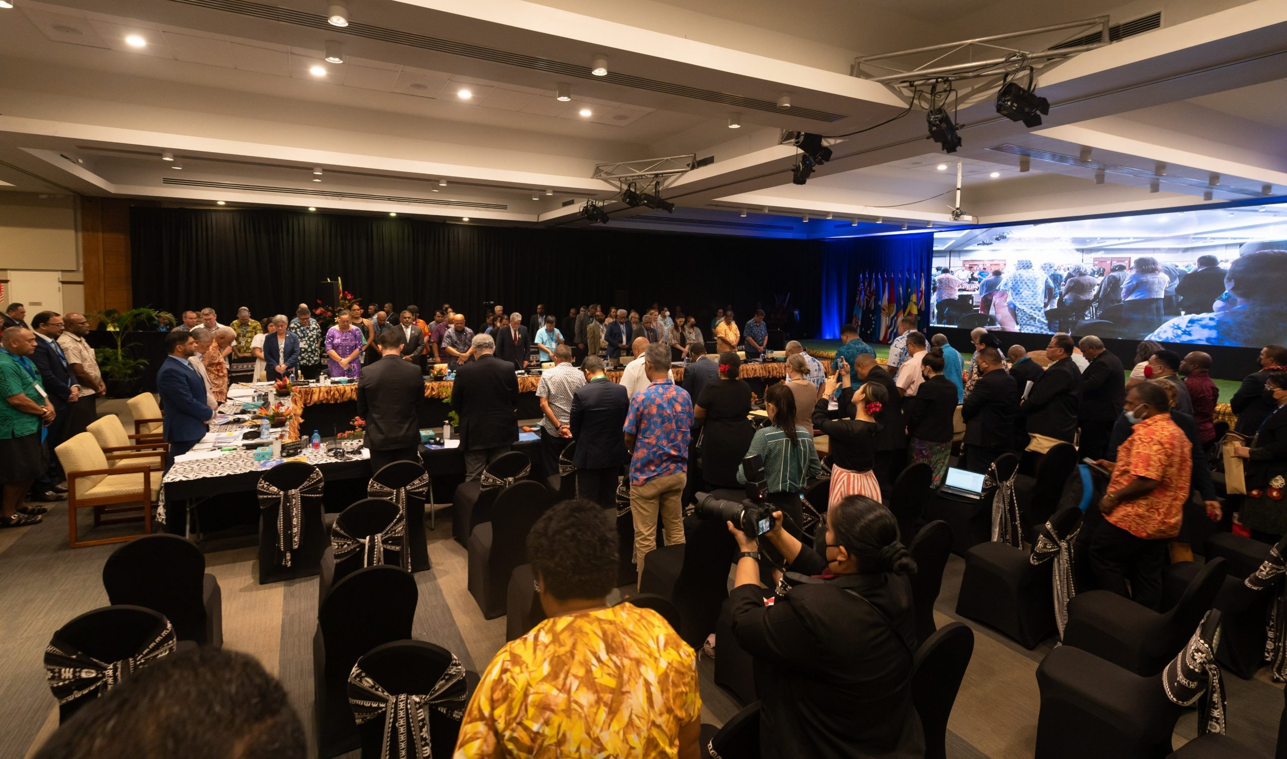 Pacific Islands Forum leaders’ dialogue with associate members and Forum observers, 12 July 2022