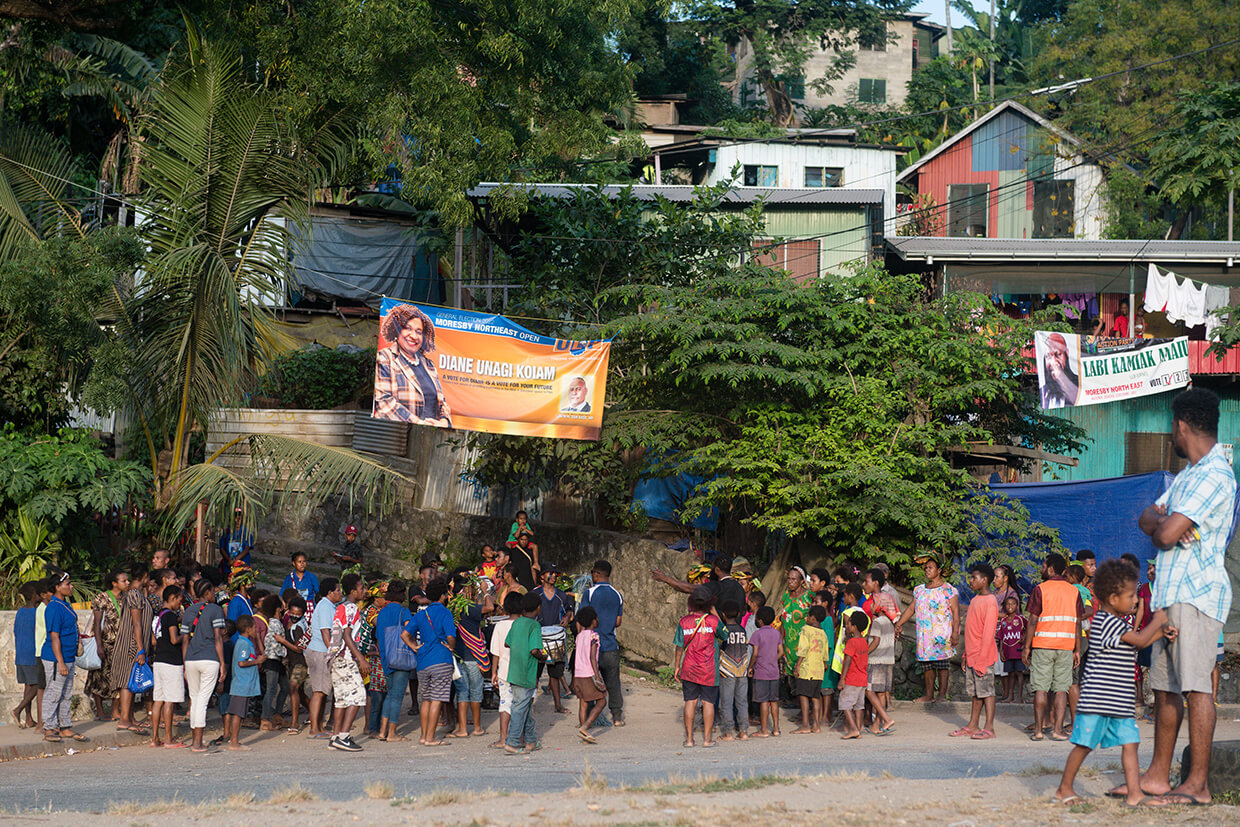 Election campaigning in Port Moresby, June 2022