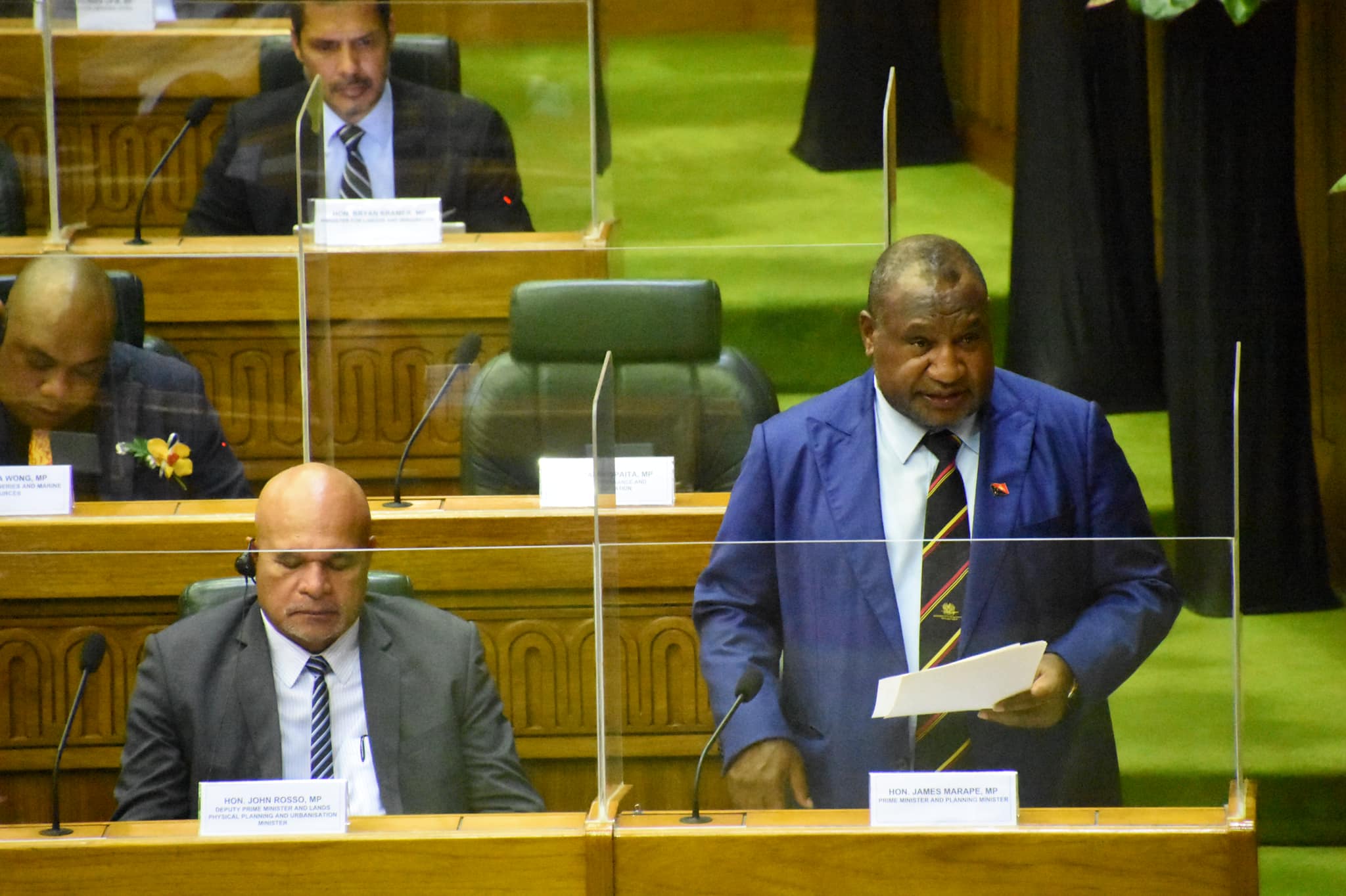 PM James Marape at the opening of the 11th parliament (Department of Prime Minister & NEC-Facebook)