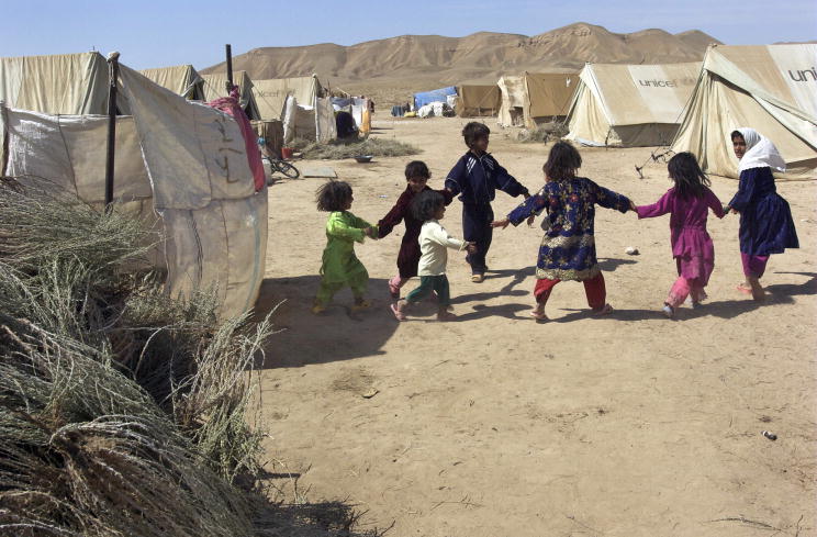 Children in a camp for internally displaced persons in northern Afghanistan (Eric Kanalstein-UN-Flickr)