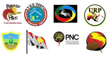 Logos of 8 PNG parties