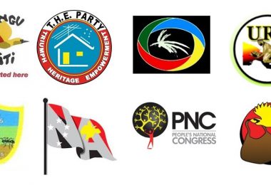 Logos of 8 PNG parties