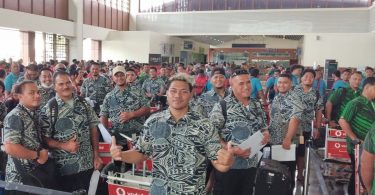 Samoan seasonal workers heading to Australia in 2021 (Pacific Australia Labour Mobility scheme-Facebook)