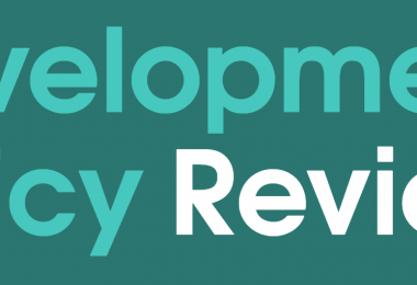 Development Policy Review banner