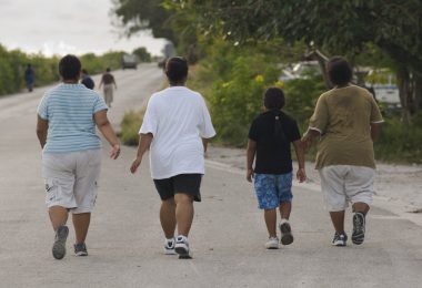 Walking for fitness in Nauru (Lorrie Graham-DFAT-Flickr)