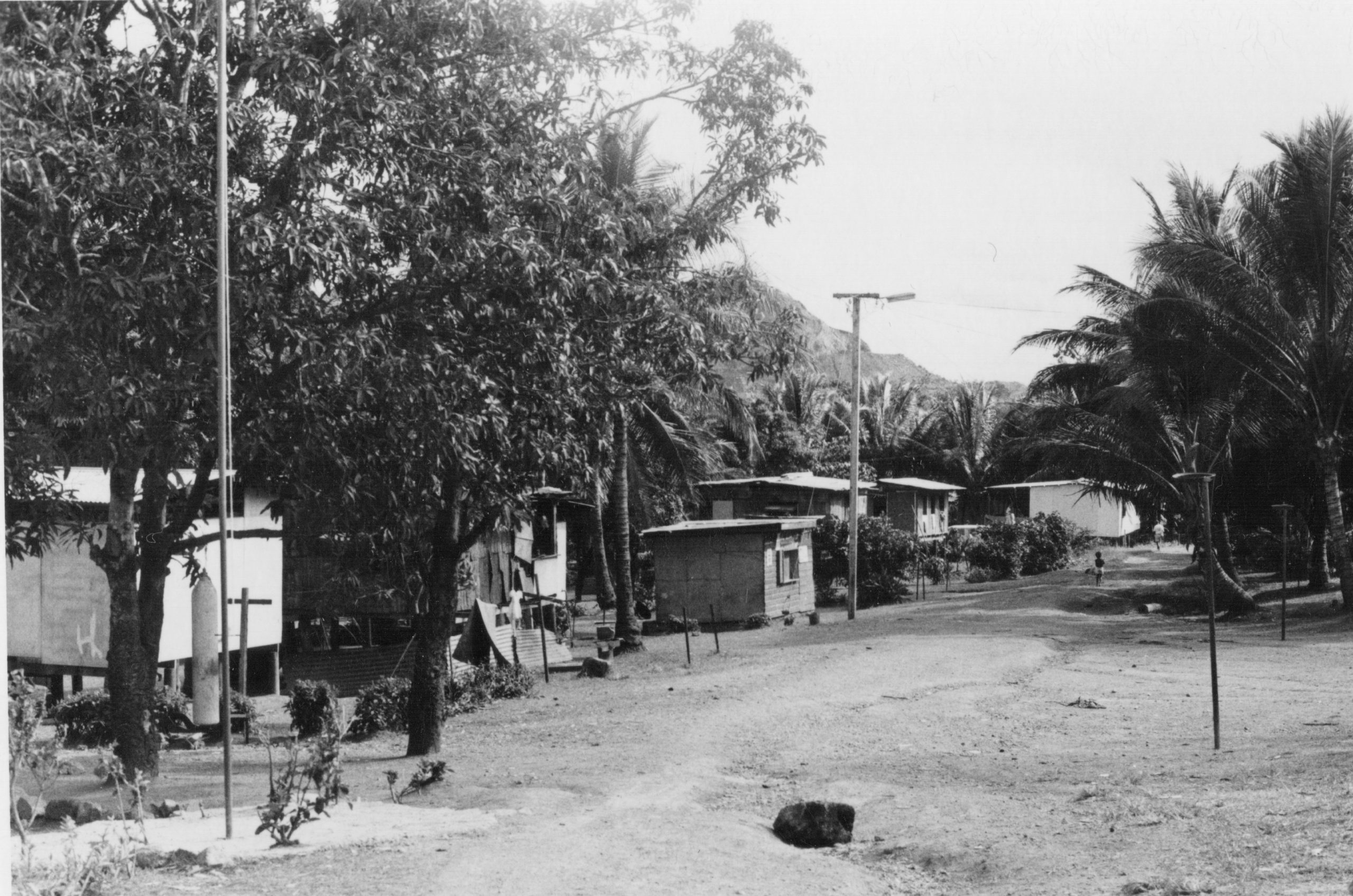 Nine Mile settlement, Port Moresby, in 1983