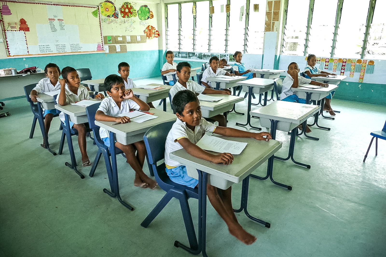 Primary school in Tuvalu