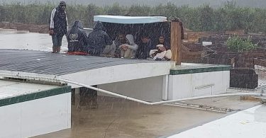 Tongan RSE workers waiting for rescue during Cyclone Gabrielle (Coconut Wireless Aotearoa-Facebook)