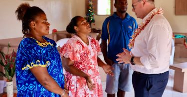 The Hon Pat Conroy, Australian Minister for International Development and the Pacific, in Vanuatu, December 2022