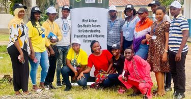 Members of the West African One Health project team at Njala University in Sierra Leone (WAOH-Njala University Sierra Leone)