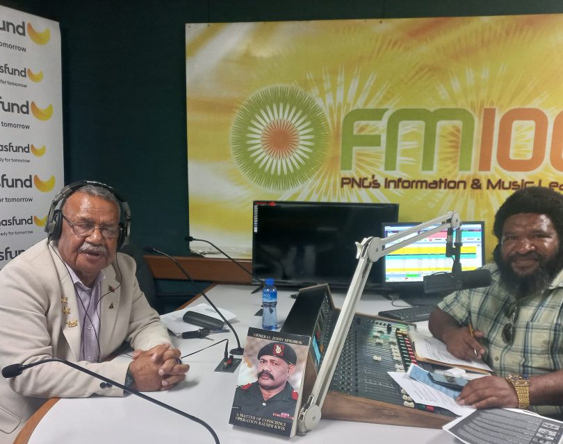 Jerry Singirok spoke on radio in March on the anniversary of Operation Rausim Kwik