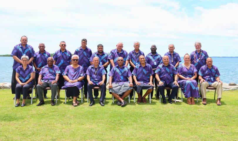 The Pacific Islands Forum Special Leaders Retreat "family photo", February 2023