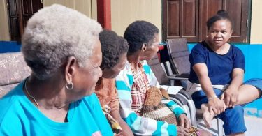 Discussing with elders - the HIV education project in West Papua (Yafed Syufi)