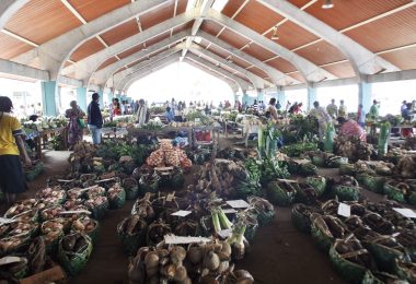 Port Vila vegetable market, Vanuatu (Rob Maccoll/DFAT)