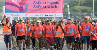 Walk for the elimination of violence against women and girls in Port Moresby in 2019