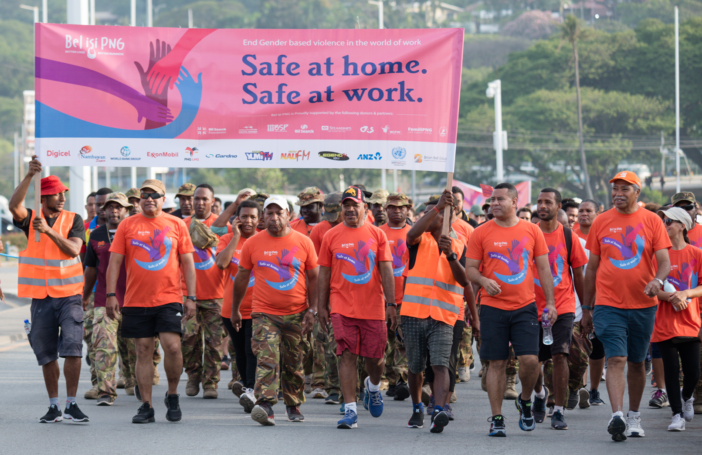 Walk for the elimination of violence against women and girls in Port Moresby in 2019