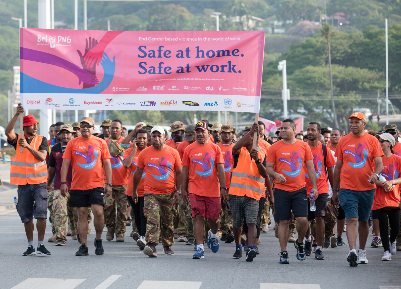 Walk for the elimination of violence against women and girls in Port Moresby in 2019