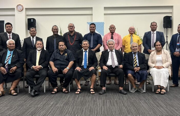 Tuvalu's parliament at its last sitting in November 2023 (Simon Kofe-Facebook)