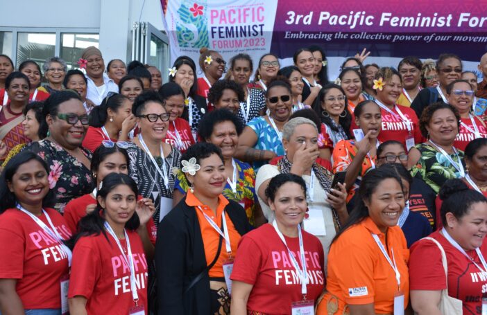 Women leaders at the 3rd Pacific Feminist Forum in May 2023 (Pacific Community - SPC-Pacific Feminist Forum - PFF-Facebook)