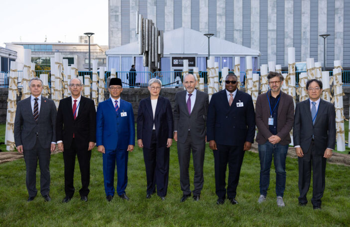 The Australian-led Declaration for the Protection of Humanitarian Personnel was signed by more than 100 countries in New York on 22 September 2025.