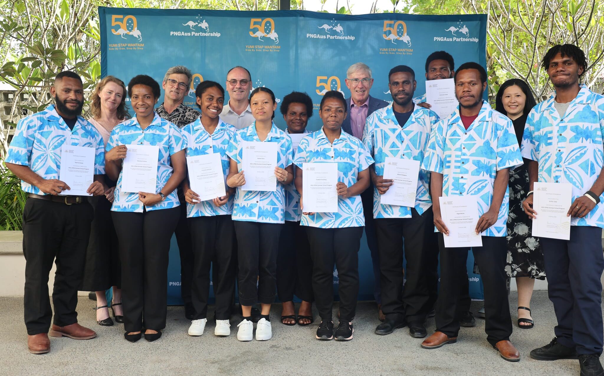 ANU-UPNG Summer School students