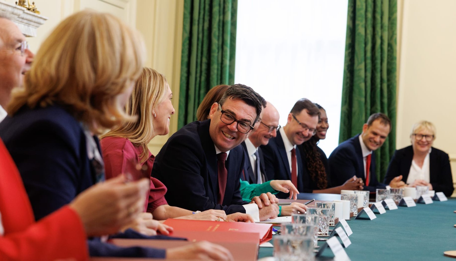 Prime Minister Andy Burnham hosts first weekly Cabinet Meeting